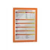 Magneetframe A4 Durable DURAFRAME oranje