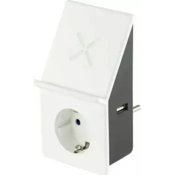 REV USB-oplaadadapter 0020870103 draadloos laden met 1 stopcontact