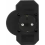 REV 3-voudige stekkerdoos met overspanningsbeveiliging, model 0020070512, zwart