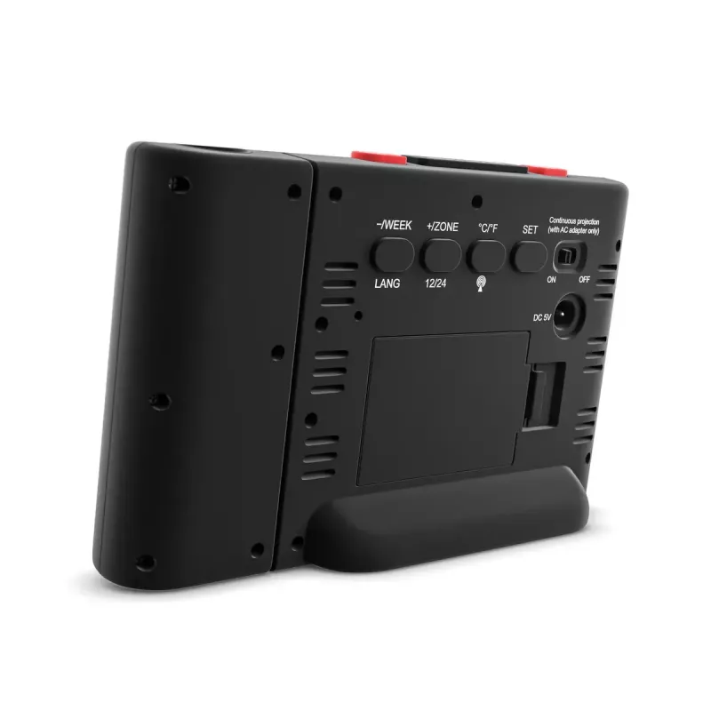 Mebus 25795 digitale wekker zwart rechthoekig batterij USB