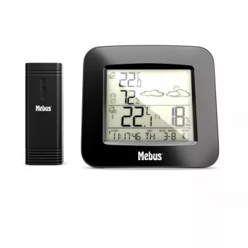 Mebus 40715 weerstation radio zwart