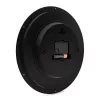 Mebus 52826 wand-/tafelklok rond zwart grijs wit