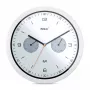 Mebus 52826 wand-/tafelklok rond zwart grijs wit