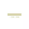 Staedtler 8323-S BK2 metallic marker, ronde punt 1-2 mm, goud/zilver, 2-pack