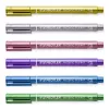 Staedtler 8323-S BK2 metallic marker, ronde punt 1-2 mm, goud/zilver, 2-pack