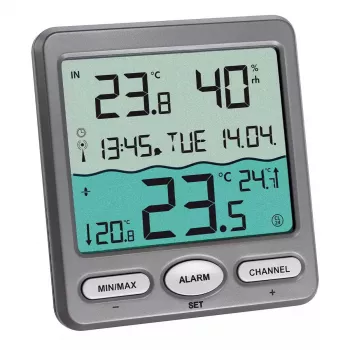 Thermometer TFA-Dostmann 30.3056.10 digitaal kunststof op batterij -40 tot 60 °C