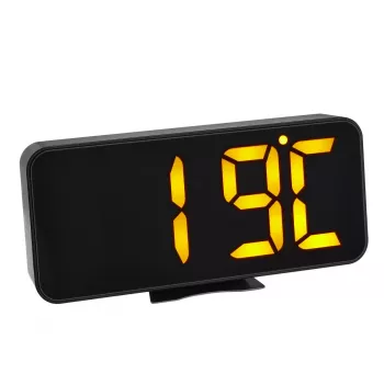 Digitale wekker TFA-Dostmann 60.2027.01 zwart LED batterij
