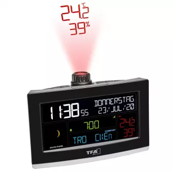 Weerstation TFA-Dostmann View Show zwart