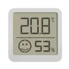 Elektronische omgevingsthermometer TFA-Dostmann 30.5053.02 binnen/buiten digitaal zilver wit