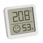 Elektronische omgevingsthermometer TFA-Dostmann 30.5053.02 binnen/buiten digitaal zilver wit