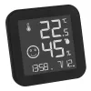 Elektronische omgevingsthermometer TFA-Dostmann 30.5054.01 binnen digitaal zwart wit