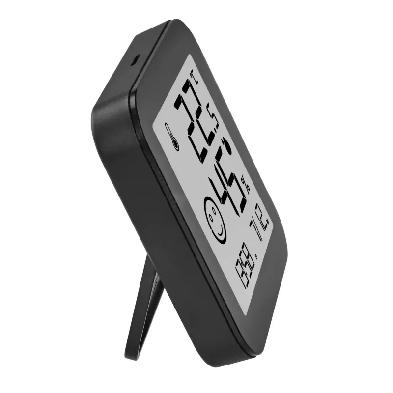 Elektronische omgevingsthermometer TFA-Dostmann 30.5054.01 binnen digitaal zwart wit