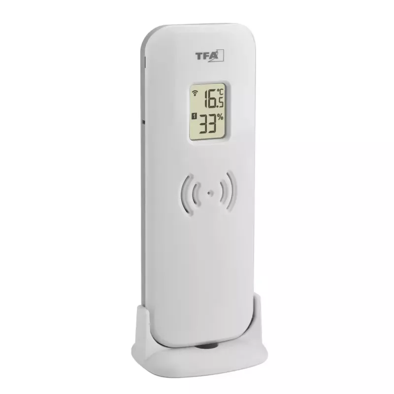 TFA-Dostmann Meteo Jack zilver binnen- buitenthermometer hygrometer barometer