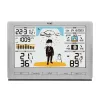 TFA-Dostmann Meteo Jack zilver binnen- buitenthermometer hygrometer barometer