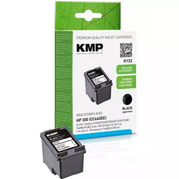 KMP HP CC640EE nr. 300 zwart