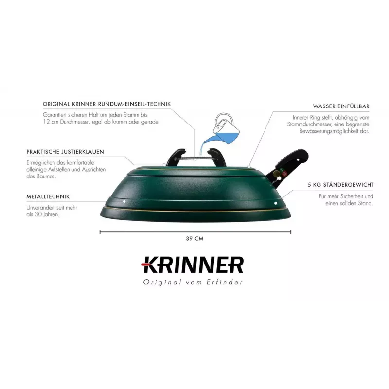Kerstboomstandaard Krinner Classic groen 94001
