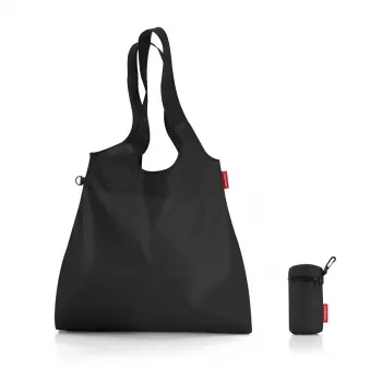 Draagtas Reisenthel mini maxi shopper L zwart polyester 22L