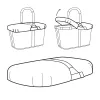 Boodschappentas Reisenthel BP7003 zwart polyester 485x285x65mm