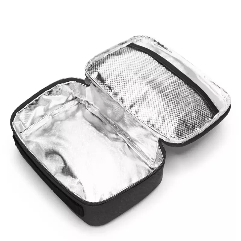 Thermobox Reisenthel Thermocase Dots 1,5 L zwart aluminium polyester