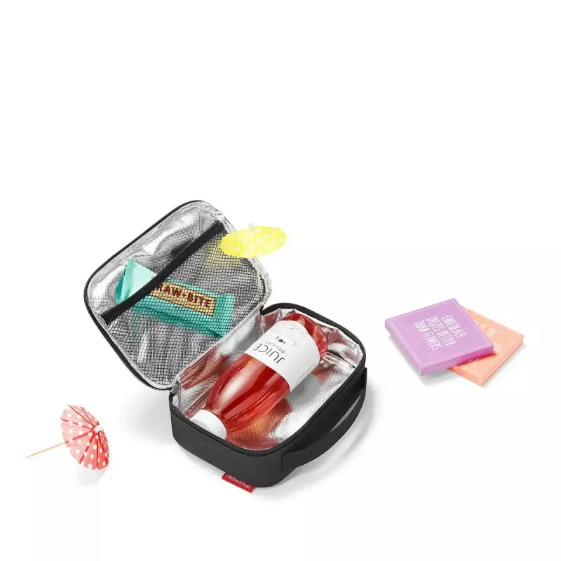 Thermobox Reisenthel Thermocase Dots 1,5 L zwart aluminium polyester