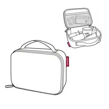 Thermobox Reisenthel Thermocase zwart 1,5 l aluminium polyester