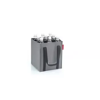 Flessentas Reisenthel Bottlebag grijs polyester 240x240x280mm