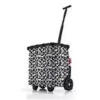 Trolleytas Reisenthel carrycruiser zwart wit 40L aluminium polyester
