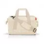 Handtas Reisenthel allrounder M – polyester medium 18 L, 400×240 mm, beige met bruine draagband