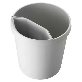 Afvalemmer Helit H6105882 18 L rond kunststof grijs