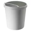 Afvalemmer Helit H6105882 18 L rond kunststof grijs