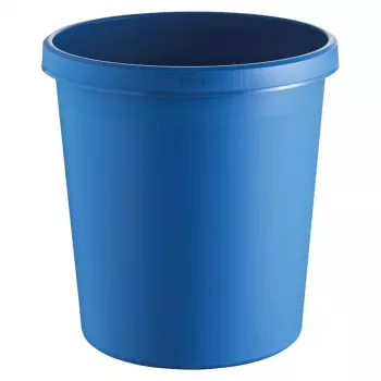Afvalemmer Helit H6105834 18 L rond kunststof blauw