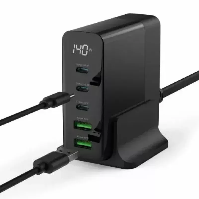 Indoor-oplader Ansmann DC5140PD universeel zwart USB-snelladen