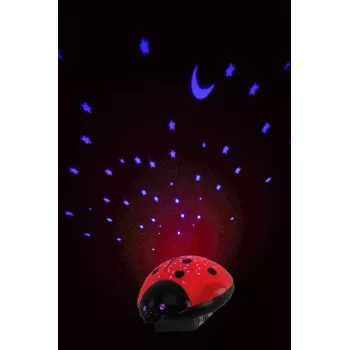 Nachtlampje Ansmann Starlight zwart rood
