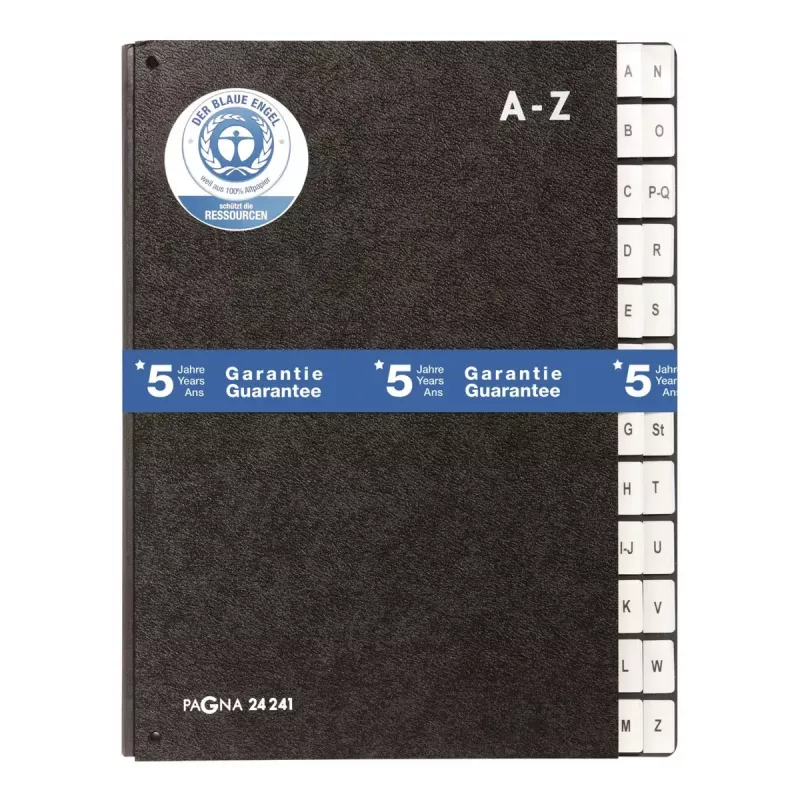Scheidingsmap Pagna 24241-04 zwart A4