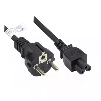 Good Connections P0005-S018 netsnoer, Schuko CEE 7/7 naar C5, 1,8 m, zwart
