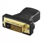 Connector HDMI DVI Alcasa HDMI - DVI F/M zwart
