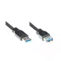 USB-kabel Alcasa 5m USB 3.0 A USB 3.2 Gen 1 zwart