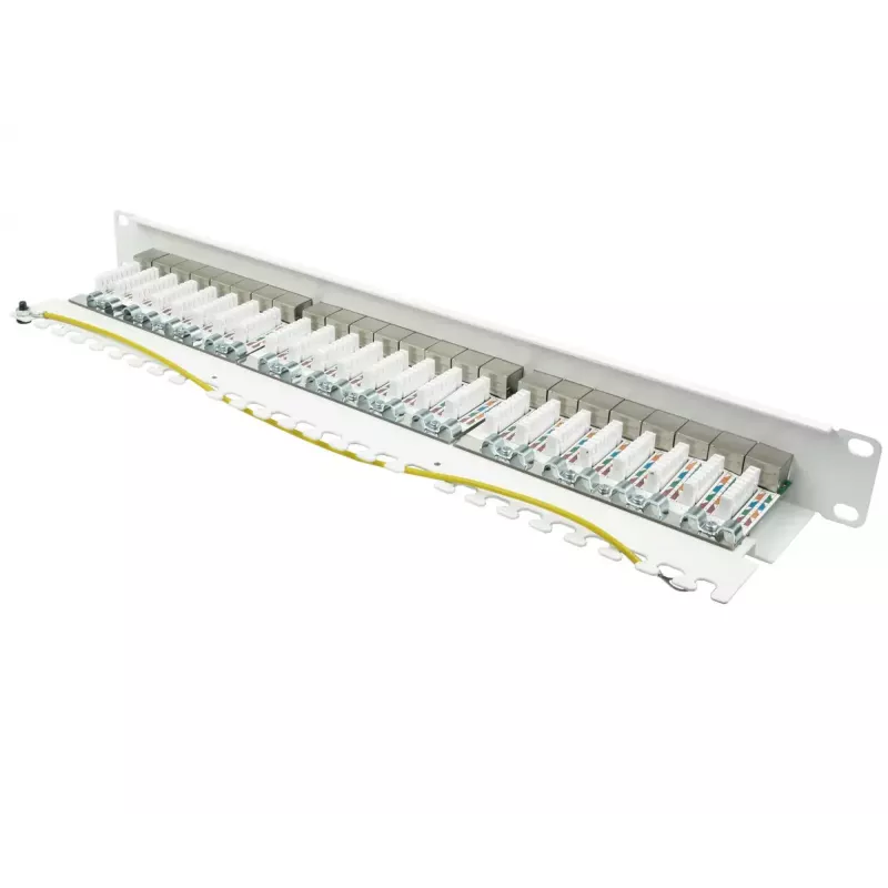 Patchpaneel Alcasa GC-N0146 0,5HE 10 Gigabit Ethernet RJ-45 Cat6a