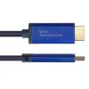 Videokabel-adapter Alcasa 4860-SF050B 5m DisplayPort naar HDMI blauw