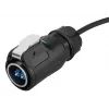 Alcasa S1 IC01-24F01 LC zwart 3m rechte connector