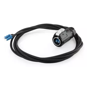 Alcasa S1 IC01-24F01 LC zwart 3m rechte connector