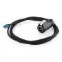 Alcasa S1 IC01-24F01 LC zwart 3m rechte connector
