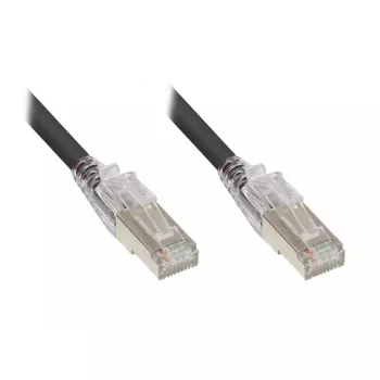 Netwerkkabel Alcasa 8060-HV200S zwart 20 m Cat6a S/FTP