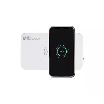 Mobiele oplader Alcasa PCA-D005W universeel wit AC draadloos snelladen