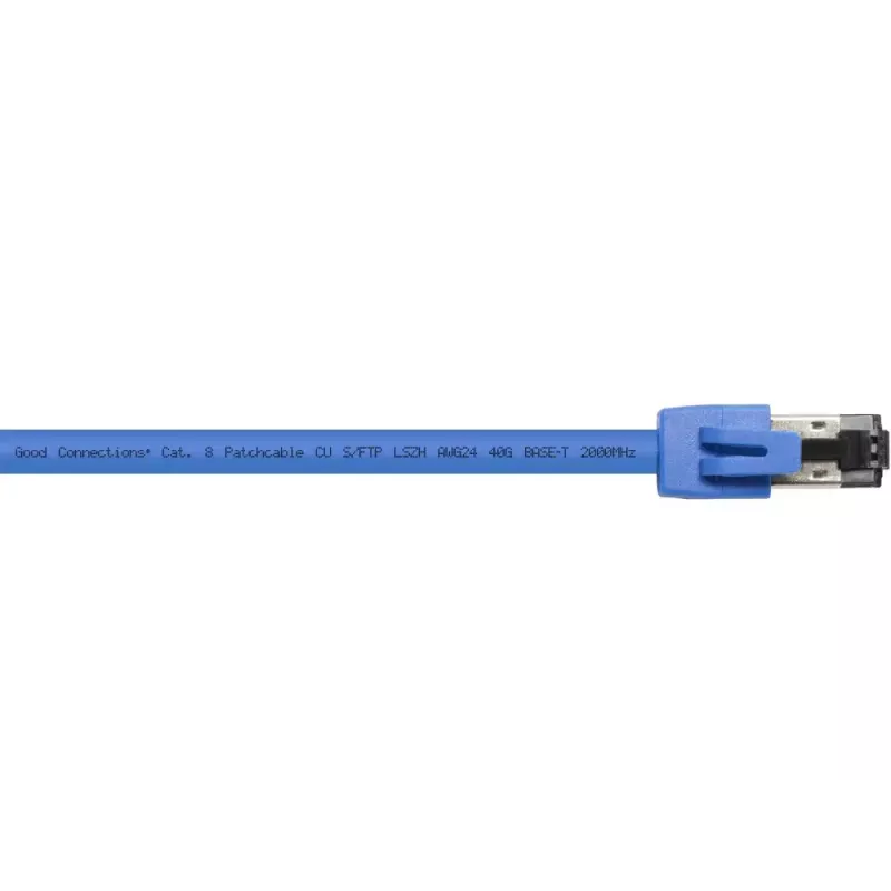 Netwerkkabel Alcasa 8080-075B blauw 7,5m Cat8.1 S/FTP