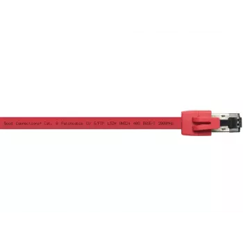 Netwerkkabel Alcasa 8080-075R rood 7,5m Cat8.1 S/FTP