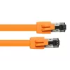 Netwerkkabel Alcasa 8080-075O oranje 7,5 m Cat8.1 S/FTP