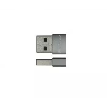 USB-adapter Alcasa USB-AD203-5 USB-A naar USB-C grijs