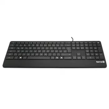 Wortmann AG toetsenbord 4000 bedraad USB Copilot QWERTZ 105 toetsen Duits layout 1,80 m kabel zwart