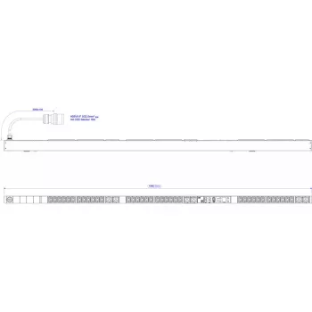Stroomverdeeleenheid Bachmann BlueNet BN3500 400V AC 42 stopcontacten